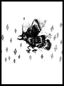 dark drawings, birds